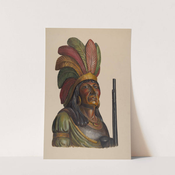 Cigar Store Indian by Walter Hochstrasser