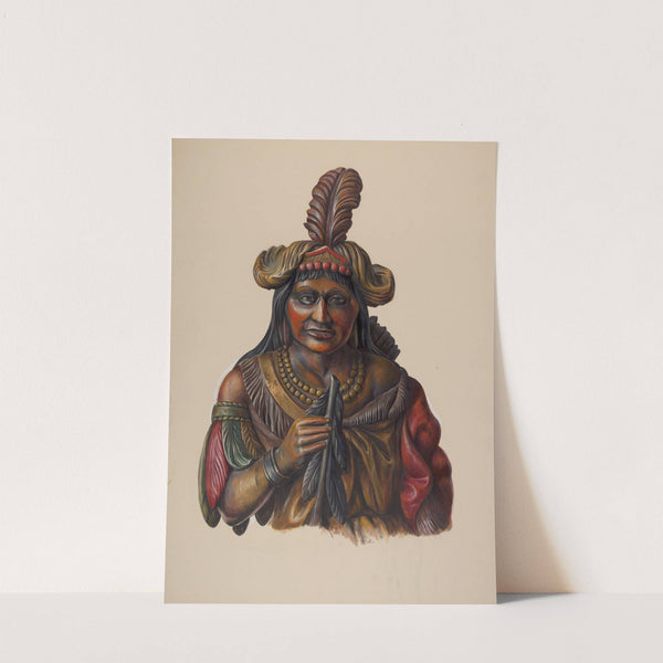 Cigar Store Indian by Walter Hochstrasser