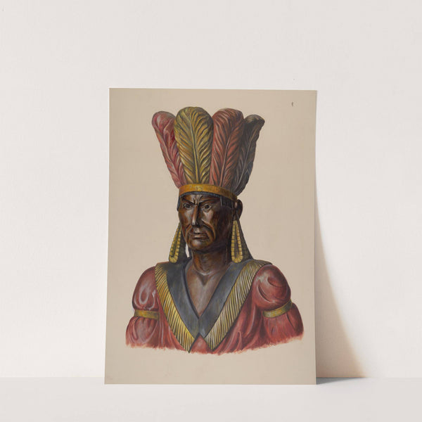 Cigar Store Indian by Walter Hochstrasser