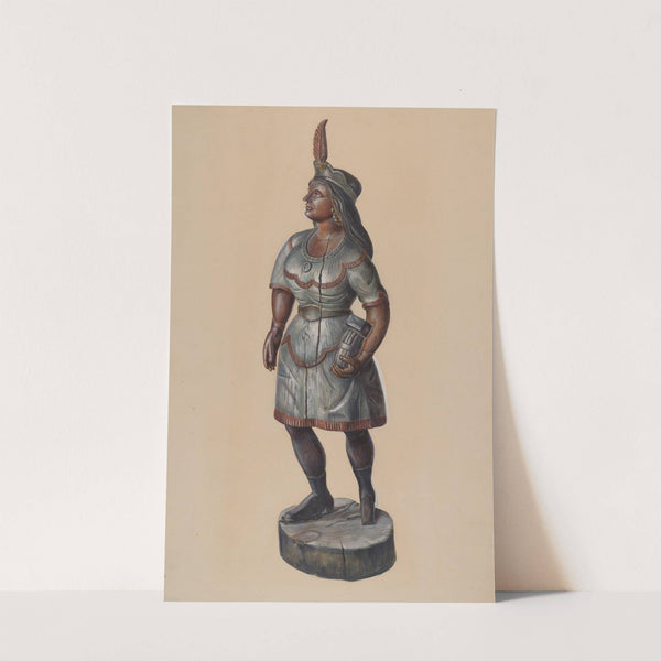 Cigar Store Indian by Walter Hochstrasser