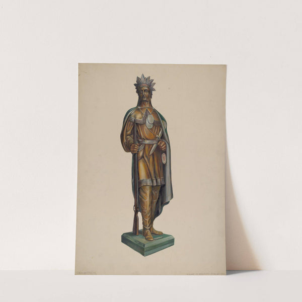 Cigar Store Indian by Walter Hochstrasser