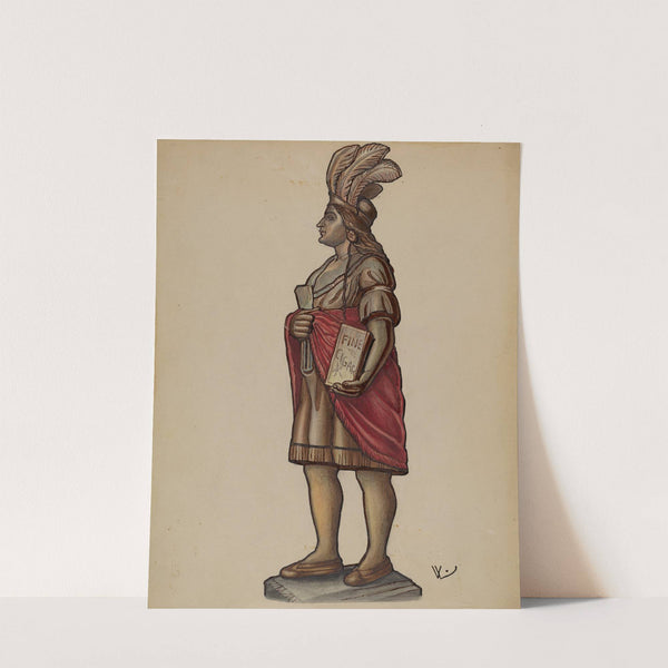 Cigar Store Indian by Bernard Westmacott