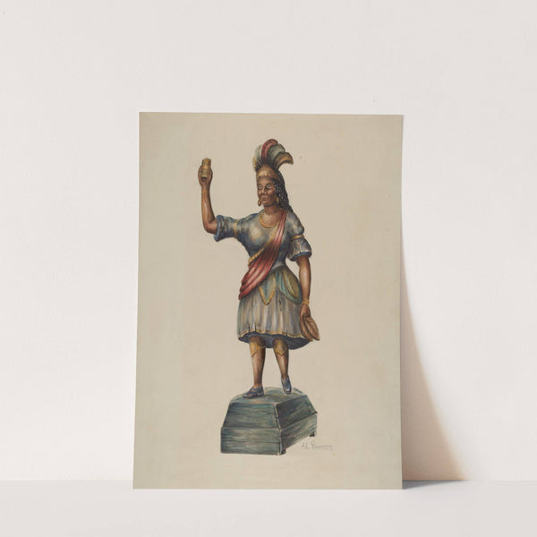 Cigar Store Indian by Charles Bowman