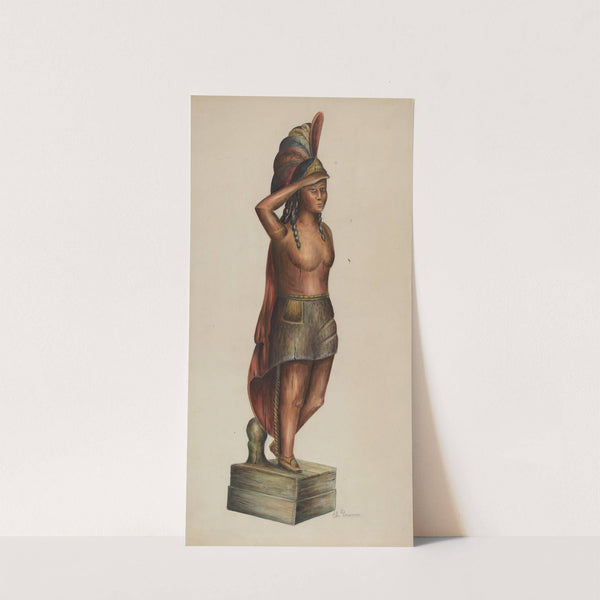 Cigar Store Indian by Charles Bowman