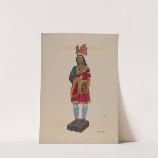 Cigar Store Indian by Chris Makrenos