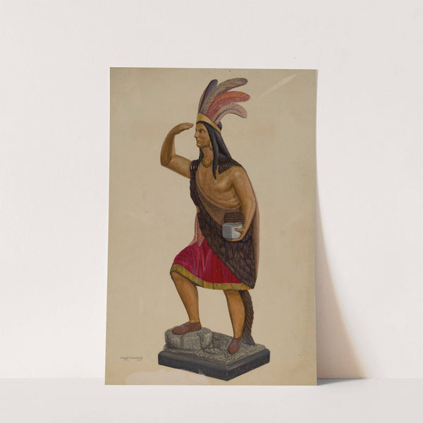 Cigar Store Indian by Chris Makrenos