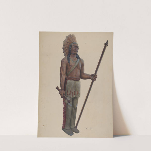 Cigar Store Indian by Chris Makrenos