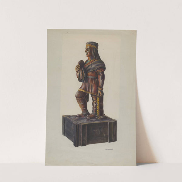 Cigar Store Indian by Chris Makrenos