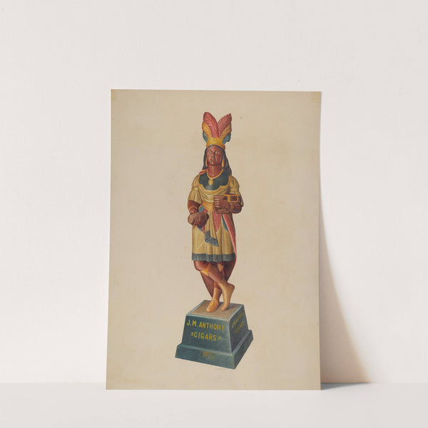 Cigar Store Indian by Albert Ryder