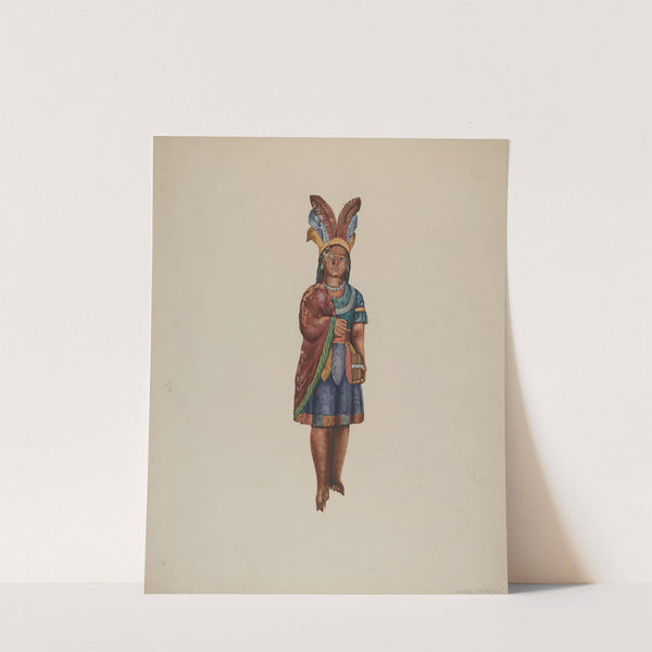 Cigar Store Indian by Einar Heiberg