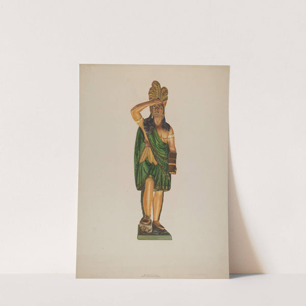 Cigar Store Indian by Einar Heiberg