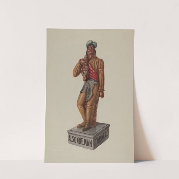 Cigar Store Indian (c. 1939) by Elmer R. Kottcamp