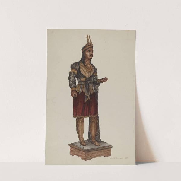 Cigar Store Indian by Ethel Dougan