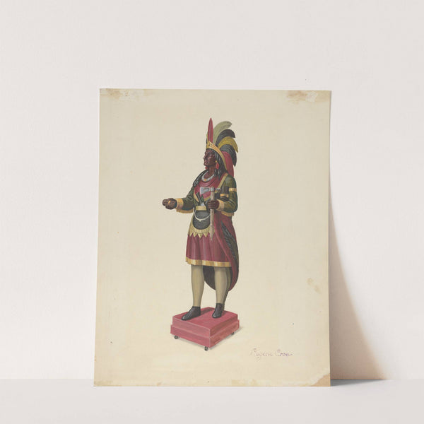 Cigar Store Indian (c. 1937) by Eugene Croe