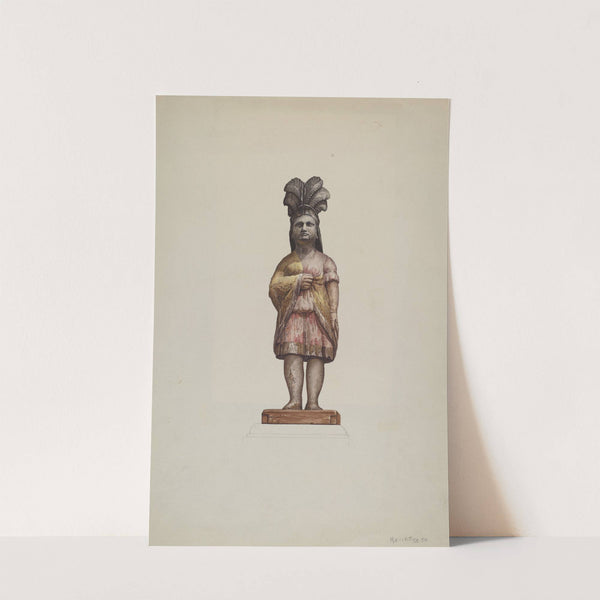Cigar Store Indian by Flora Merchant