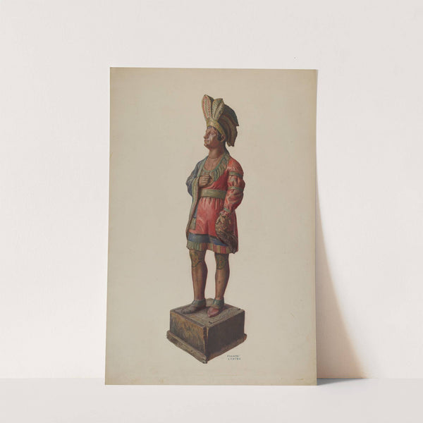 Cigar Store Indian by Frances Lichten