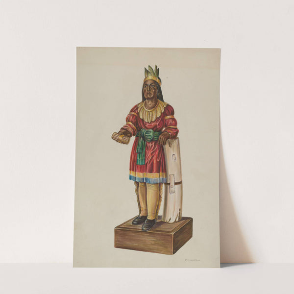 Cigar Store Indian (c. 1939) by Gerald Transpota