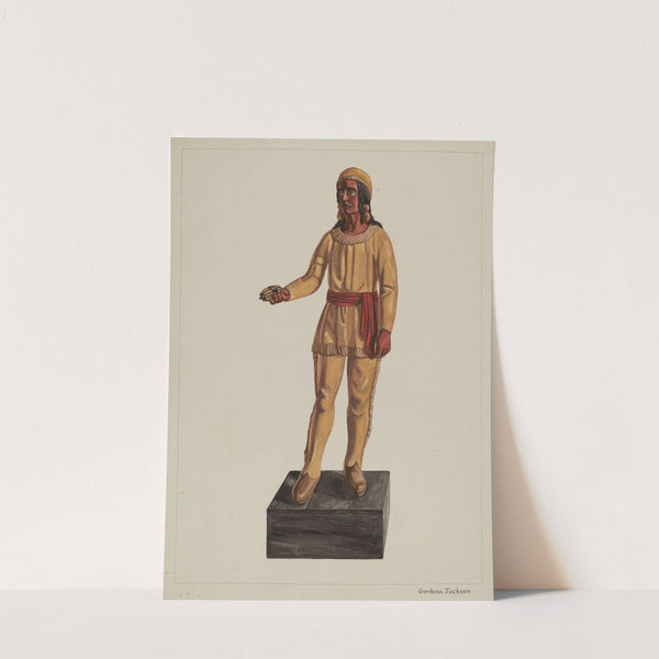 Cigar Store Indian (c. 1937) by Gordena Jackson