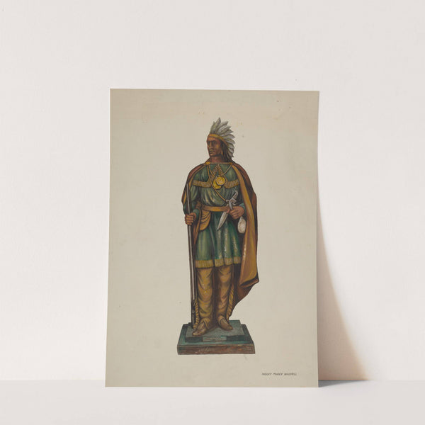 Cigar Store Indian by Harry Mann Waddell