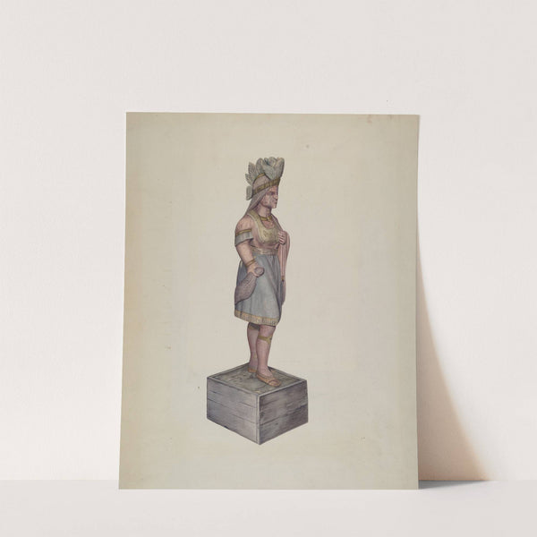 Cigar Store Indian by Alice Stearns