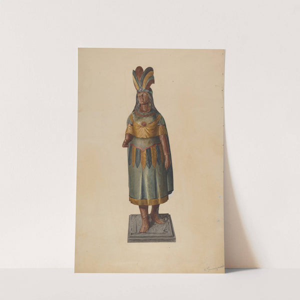 Cigar Store Indian by Henry Tomaszewski