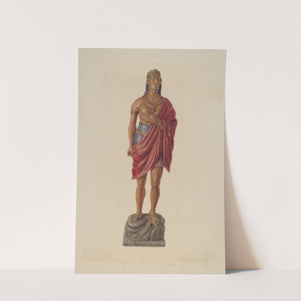 Cigar Store Indian by Adele Brooks