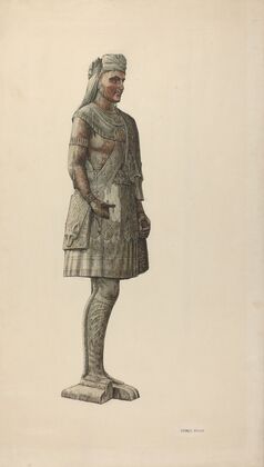 Cigar Store Indian Trapper