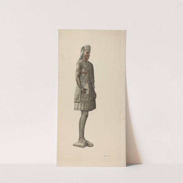 Cigar Store Indian Trapper by Stanley Mazur