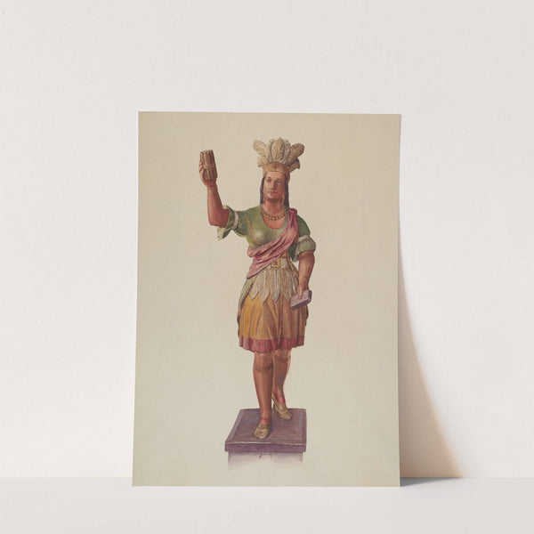 Cigar Store Pocahontas (1935-1942) by Lucille Lacoursiere