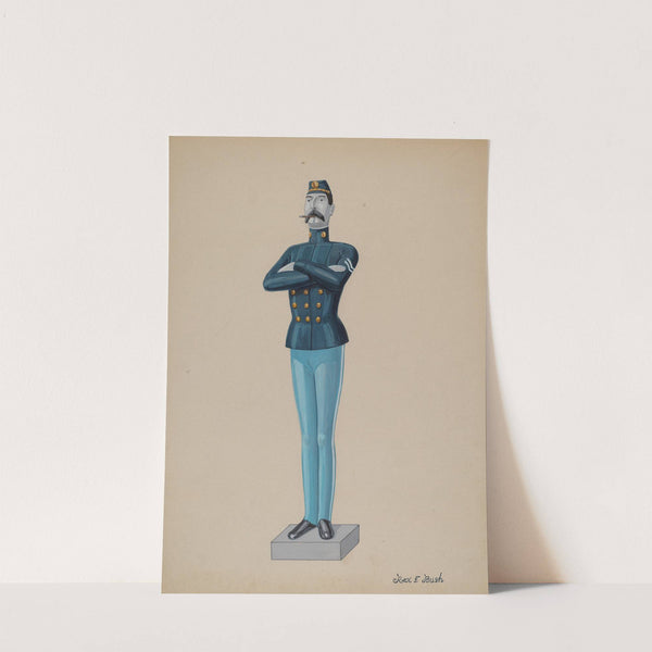 Cigar Store Soldier by Rex F. Bush