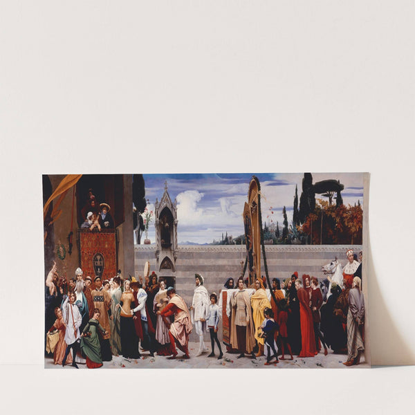 Cimabue’s Madonna Carried in Procession (1853-55) by Frederic Leighton