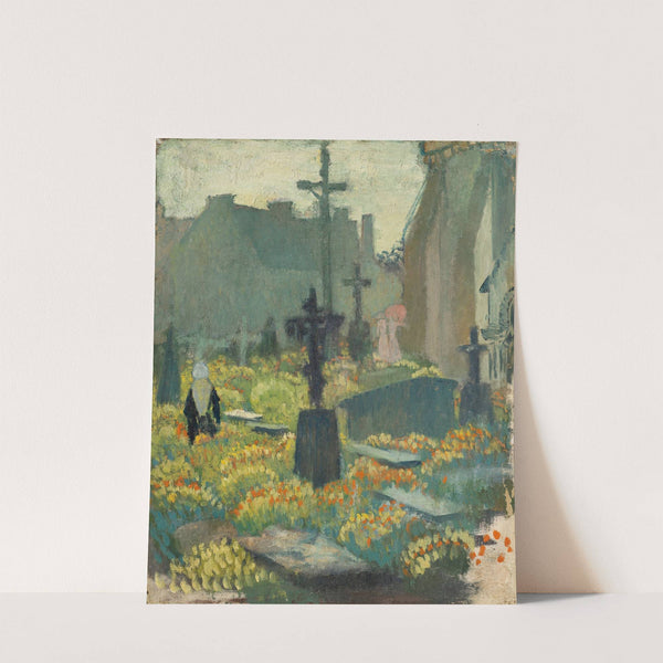 Cimetière en fleurs (before 1892) by Maurice Denis