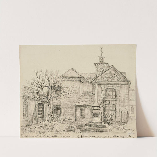 Cimetière Sainte Marguerite, rue Saint Bernard Emplacement présumé de la sépulture de Louis XVII by Georges-Henri Manesse