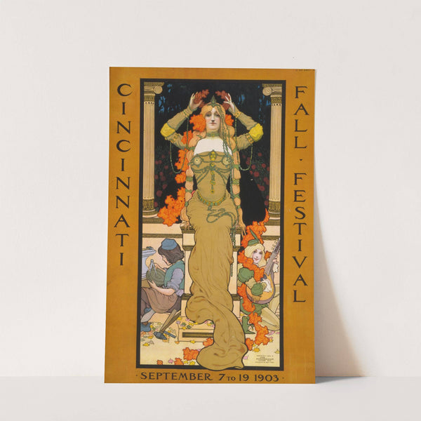 Cincinnati fall festival (1903) by Strobridge & Co. Lith.