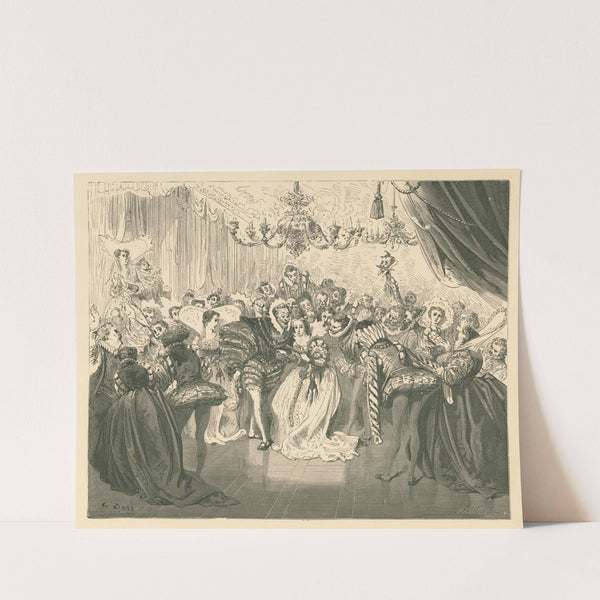 Cinderella at the ball (1865) by Gustave Doré