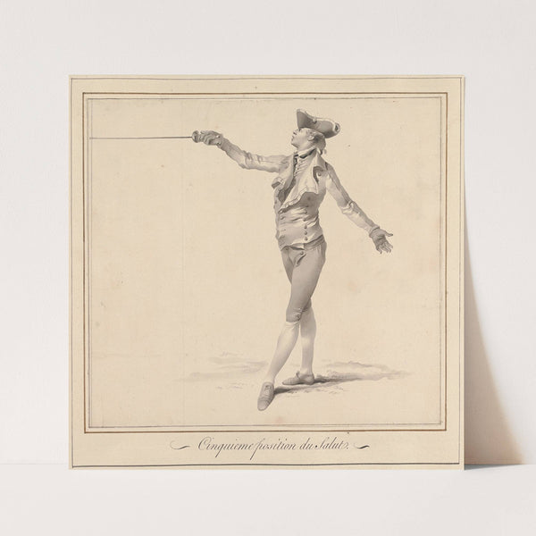 Cinquieme Position du Salut (1763) by James Gwin