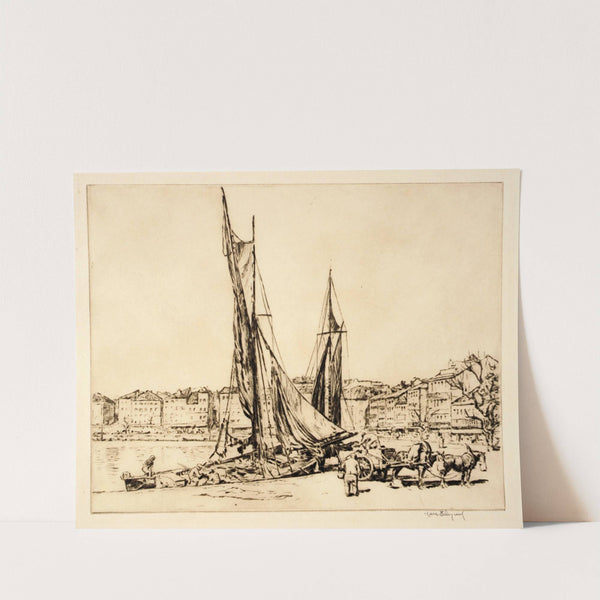 Ciotat Harbor by Kerr Eby