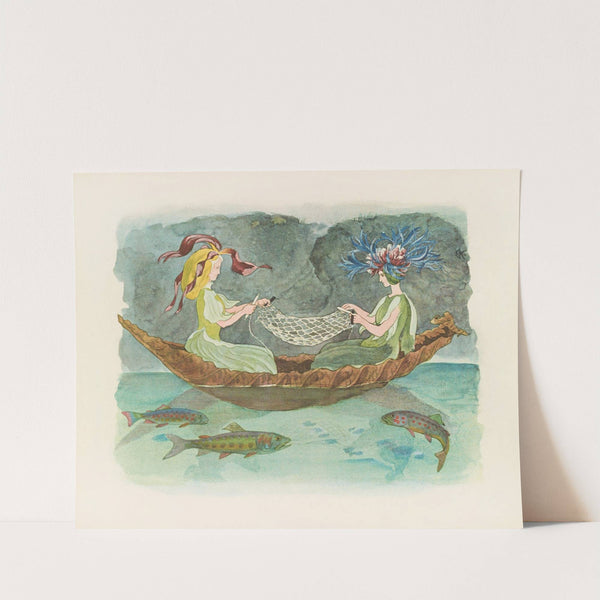 Cipripedium Und Centaurea by Ernst Kreidolf