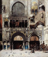 Circassian Cavalry Awaiting their Commanding Officer at the Door of a Byzantine Monument (1880)