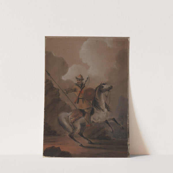 Circassian on a horse by Aleksander Orłowski
