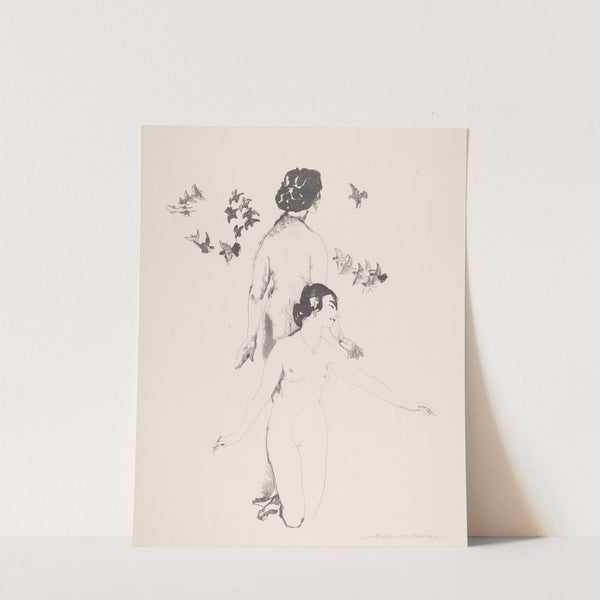 Circling Doves (1921) by Arthur Bowen Davies