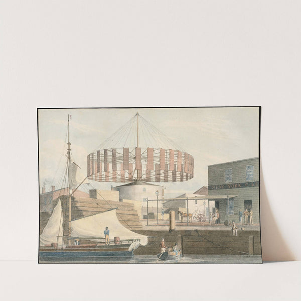 Circular Mill, King Street, New York by John William Hill