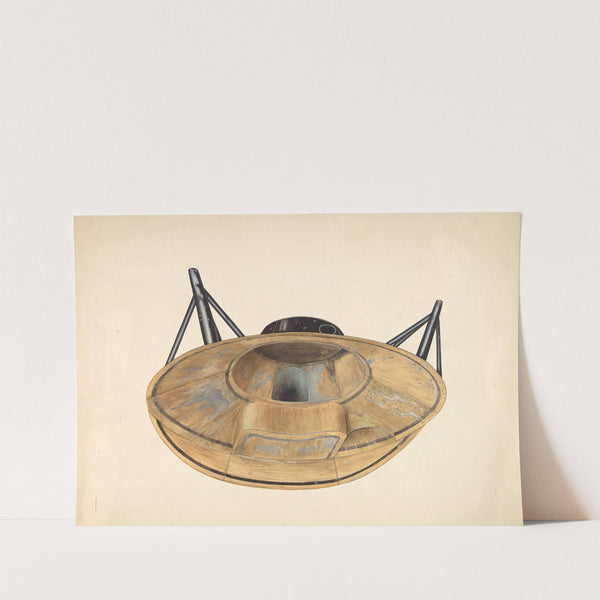 Circular Tin Bath Tub by Wilbur M Rice