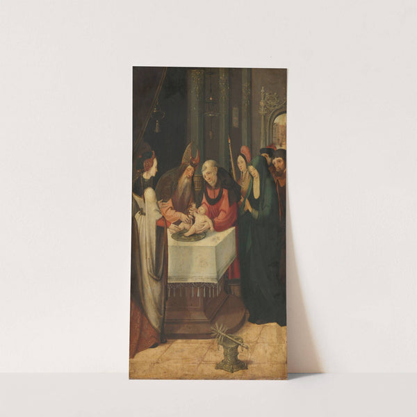 Circumcision of Christ, Left Wing of an Altarpiece (c. 1515 - c. 1525) by Pseudo Jan Wellens de Cock