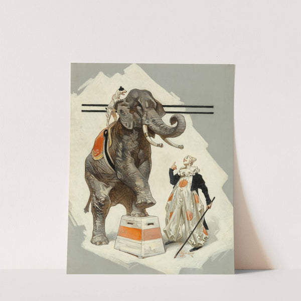 Circus Corner by Joseph Christian Leyendecker