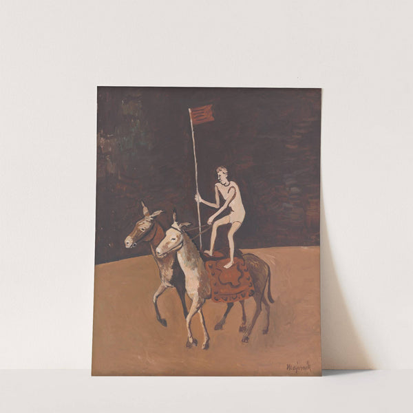 Circus Performer on Horses (1940) by Cyprián Majerník