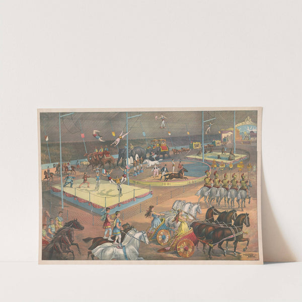 Circus show (1890) by Calvert Litho. Co