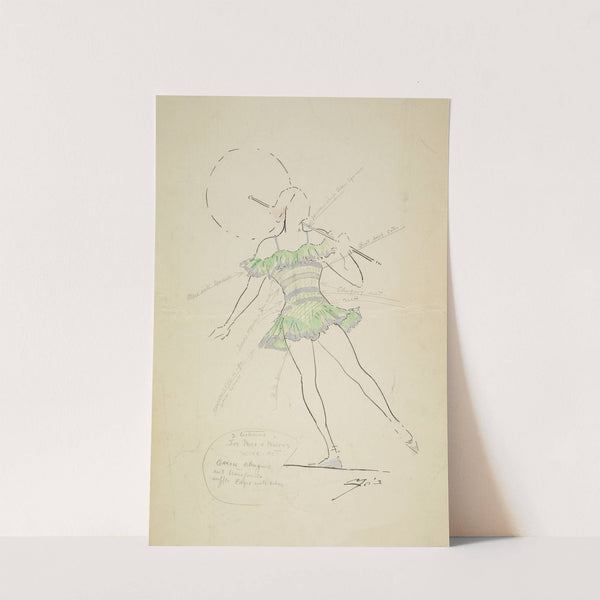 Circus: Tightrope-walking character (1934-1943) by Robert Byrne