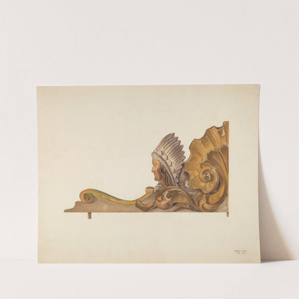 Circus Wagon Decorative Carving by Harry King