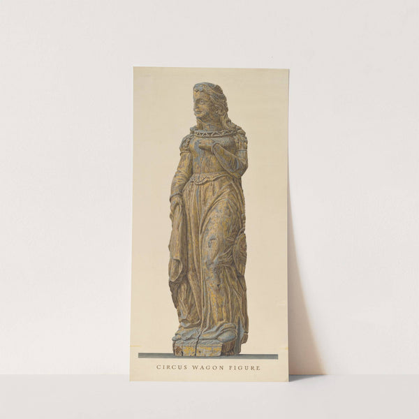 Circus Wagon Figure – Medieval Lady (c. 1940) by John Matulis